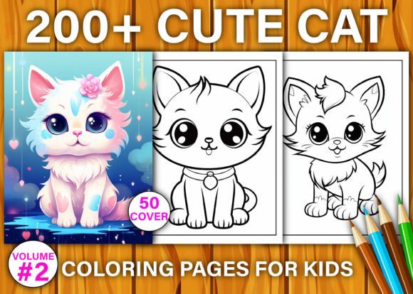 200 Cute Cat Coloring Pages for Kids: A Designer's Guide