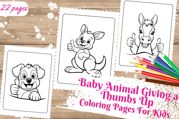 Animals Giving a Thumbs Up Coloring Page: Creative Fun for All Ages