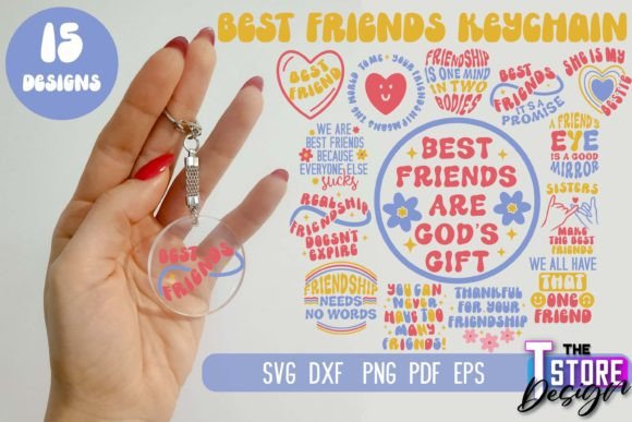 Best Friends Keychain SVG: Crafting Meaningful Connections