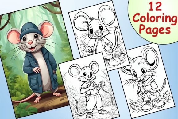 Creative Rat Coloring Pages: Fun Designs for Kids & Classrooms