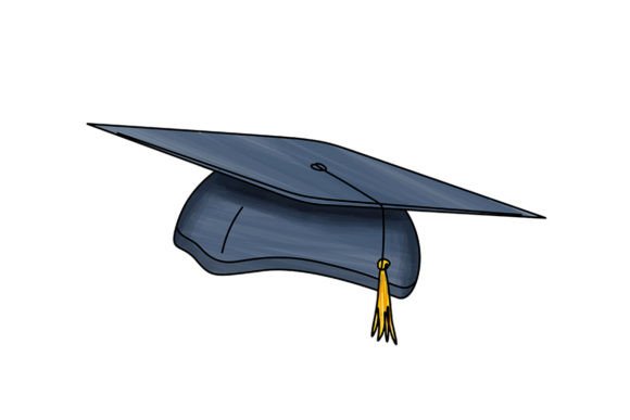 Graduation Cap Vector Illustration: Your Go-To Design Asset