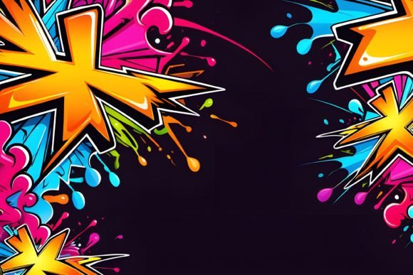 Graffiti Frame: Unlocking Urban Energy in Your Designs