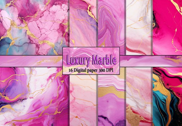 Luxury Multicolor Marble Stone: Your Design Asset Toolkit