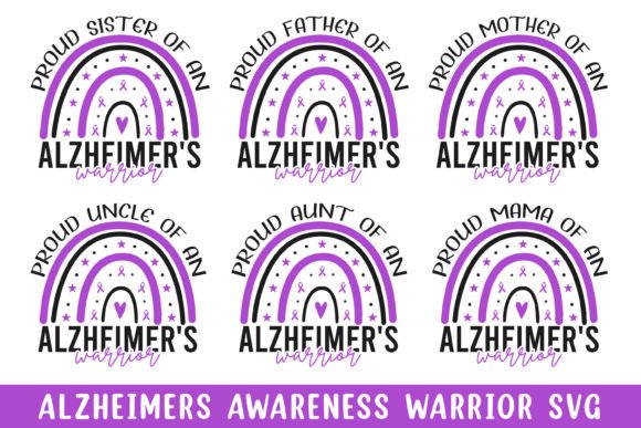 Proud Family Alzheimer Warrior Awareness: A Design Asset with Purpose