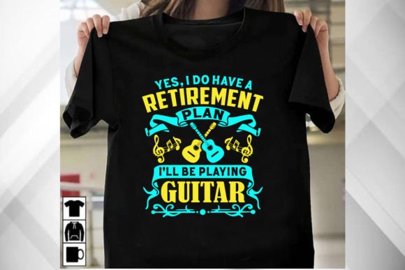 Retirement Plan Playing Guitar T-Shirt: Wear Your Next Chapter
