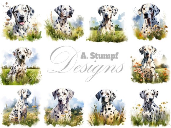 Unleashing Creativity with Dalmatian Dog Watercolor Clipart