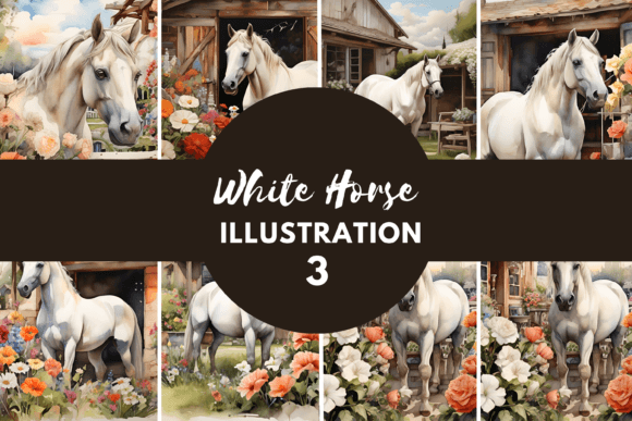 Watercolor Horse: A Creative Font with Artistic Flair